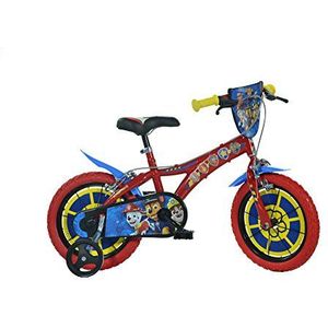 Dino Bikes 614-PW Paw Patrol Bike, rood, 14 inch