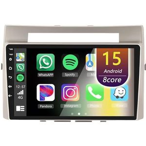 Android Radio voor Toyota Corolla Verso AR10 2004-2009, 9 inch Touchscreen Autoradio met Wireless CarPlay Android Auto Bluetooth WIFI(4Core(1+32GB))