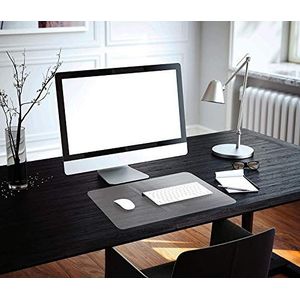 Bureauonderlegger, transparant, 150 x 60 cm, doorzichtige schrijfmat, onderlegger, tafelbeschermer, schrijfmat, muismat