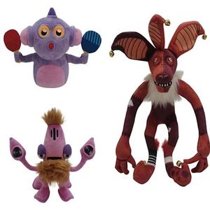 9.84Inch My Singings Monsters Plush Wubbox Game Figure Doll Stuffed Animal Plushies for Kids Halloween Birthday Gift(3Pcs)