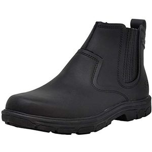 Skechers Men's Relaxed Fit Segment Dorton Boot, Black, 11 W US