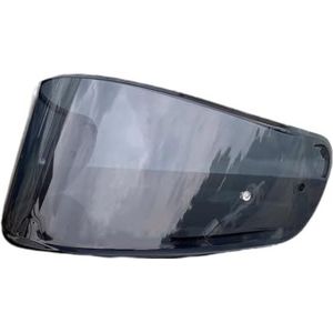 Motorhelm vizier lens, Helmvizier, FF801 Motorhelm Schilden Lens for LS2 FF397 Vizier Vervangende Zonnebrandcrème Winddicht Cascos Accessoires (Zwart - Alleen for gebruik overdag)(Black-day Use Only)