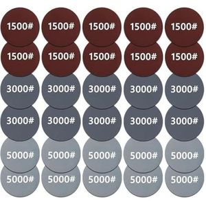 Ya Song Koplamp Reparatie Restauratie Kit Auto Polijstschijf 3inch 75mm Auto Waxing Spons Schuurpad met Schuurpapier for Auto Detailing