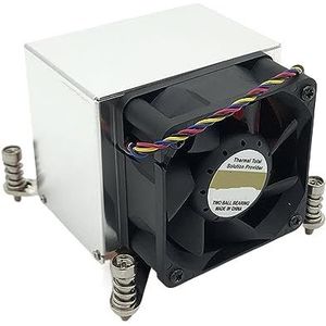 2U6C CPU Server Cooler 135W Silent 4Pin PWM CPU-koeler voor Moederbord Intel LGA 1151 1155 1156 2011 2066 (Kleur: Andere, Maat: VOOR LGA2011-1_NO RGB)