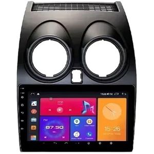 Android 13 Autoradio 9 inch Touch scherm dubbele Din auto stereo voor Nissan Qashqai J10 2006-2013 met Bluetooth/FM radio/wifi/USB/stuurwielbediening/GPS(4 Core 4+64G)