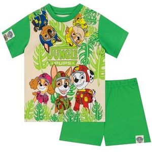 PAW Patrol Pyjama's | Jongens Zomerpyjama's | Skye Chase En Marshall Jongens Korte Pyjama's | Groen 98