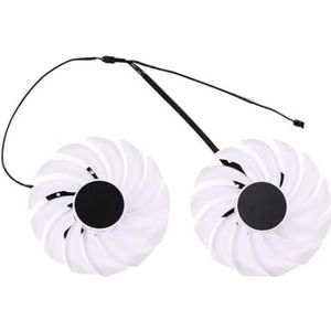 Koelventilator vervangen voor COLORFUL voor GeForce RTX 3080 3070 3060 Ti iGame Ultra OC White RTX3080 RTX3070 grafische kaart(White 2-Fan)