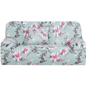 XYWHPGV Stretch Sofa Cover Stoel Loveseat Bank Hoes, Wasbaar in de Machine, Stijlvolle Meubelbeschermer Met Een Kussenhoes Lichtblauw Roze Sofa-3seater(0014b cee49 a344e ce434 de0d7 0f3e5