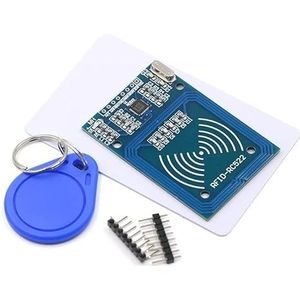 ElectroWorldFR RFID-set 522 RC drive, chip en kaart 13,56 MHz SPI, compatibel met UNO en Raspberry DIY