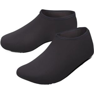 Waterschoenen, uniseks waterschoenen, zwemmen, duiksokken, zomer, aqua-strandsandaal, platte schoen, aan zee, antislip, sneakersokken, pantoffel voor mannen en vrouwen om te surfen, duiken, Zwart