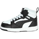 PUMA Rebound V6 Mid sneakers, Zwart/Grijs/Wit, Maat 19