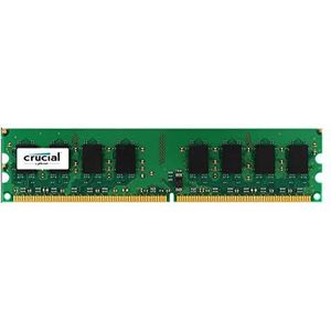 Crucial CT25664AA800 2 GB geheugen (DDR2, 800MHz, PC2-6400, Unbuffered, DIMM, 240-pin)