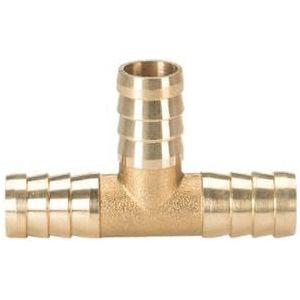 slangkoppeling, barbfittingen, Messing Barb Pipe Fitting 2 3 4 Way Brass Connector for 4mm 5mm 6mm 8mm 10mm 12mm 16mm 19mm Slang Koperen Pagode Waterbuis (Kleur: Y 3 Messing, Maat: OD 19mm) (Size : O