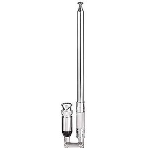 Bingfu 8-Secties Telescopische BNC Mannelijke Antenne 20-1300MHz Ham Radio Scanner Antenne Compatibel met Ham Radio Scanner Radio Twee-weg Radio Draadloze Microfoon Systeem