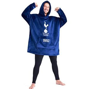 Tottenham Hotspur F.C Heren Hoodies, Fleece Oversized Hoodie Deken, Voetbal Geschenken voor Mannen Blauw, Blauw, One size