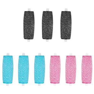 Scholl - Velvet Smooth - Reserverollen - 12 Stuks - Extra Grove Minerale Korrel - Voor Eeltverwijderaar