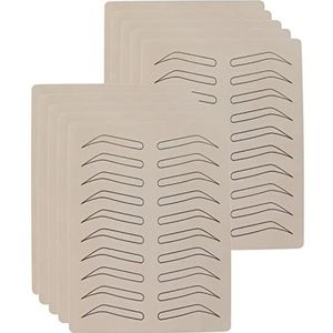 Wenkbrauw Tatoeage Oefenhuid, Microblading Oefenhuid Elastisch Veilig 10 Stuks Professioneel Voor Schoonheidssalon Voor Thuisbeginner