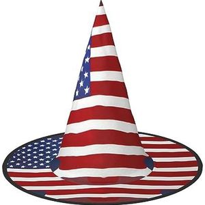 SSIMOO Amerikaanse vlag honkbal Halloween feesthoed, grappige Halloween-hoed, brengt plezier op het feest, maak je de focus van het feest