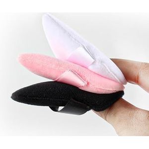 Mini Triangle Powder Puffs Herbruikbare Beauty Blender Wasbare spons Cosmetische poederapplicator Foundation Make-up Accessoires (Color : 3pcs mix)