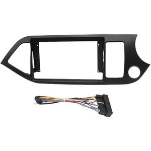 9 Inch Radioframe Stereo GPS-dashboardkit - Voor KIA - Voor MORNING - Voor PICANTO - Interieuraccessoires