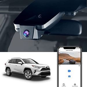 FITCAMX Dash Cam Compatibel met Toyota RAV4 2019-2021 (5e generatie), 4K WiFi-video, nachtzicht, lusopname, G-sensor met 64GB-kaart