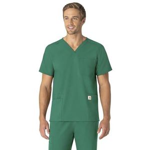 Carhartt Scrubs C15013 Unisex Force Modern Fit V-hals Top - XX-Large - Hunter