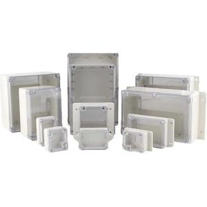 Elektrische aansluitdoos Aansluitdozen, IP67 Plastic Transparante Doos Behuizing Elektronisch Project Buiten Instrument Elektrisch Project Doos Aansluitbehuizing(At 0825)