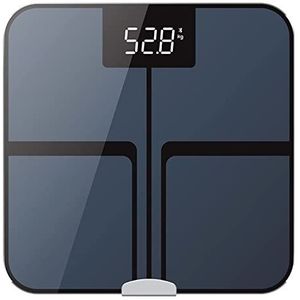 JINGYAN Digitale Personenweegschaal Electronic APP Control Body Weight Scale Fat Water Calorie Smart Digital for Human Health Bathroom Measure