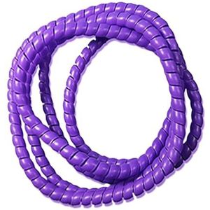 2 Meter Buisdraad Beschermhoes 8mm 10mm 12mm 14mm 16mm Omhulsel Buis Vlamvertragende Kabelmouwen Bandwikkeling(Purple,16mm inside diameter)