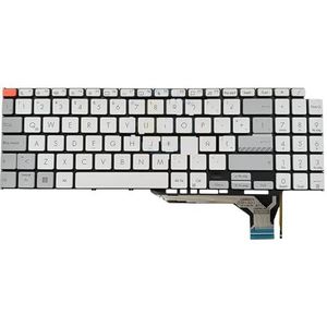 Hebreeuwse achtergrondverlichting voor laptoptoetsenbord voor Vivobook Pro 16X OLED K6604 met oranje ESC-toets 0KNB0-582JIT00(GOLD)