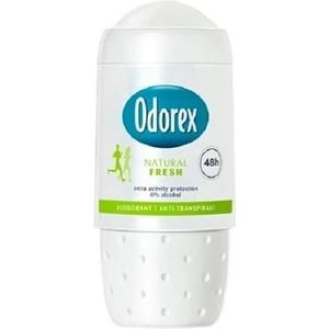 Odorex Roll-on deodorant Roll-on, Natural Fresh, verpakking van 6 stuks