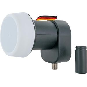 SCHWAIGER -272- Enkelvoudige LNB | 1-voudig | digitaal | 1 deelnemer | gebruik met schotelantenne | multifeed compatibel | weerbestendig | antraciet
