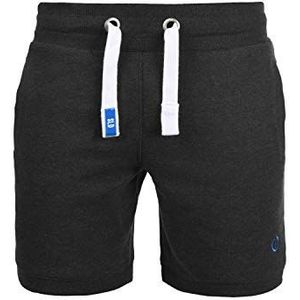 !Solid SDBennShorts Sweatshorts voor heren, korte broek, joggingbroek met fleece binnenkant en koord, regular fit, Donkergrijs melange (8999), XL