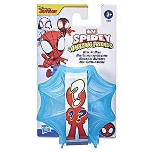 Hasbro Marvel Spidey and His Amazing Friends Webs Up Mini, Collectible 2,5-inch schaal actiefiguur in webcase-accessoire, kinderen vanaf 3 jaar