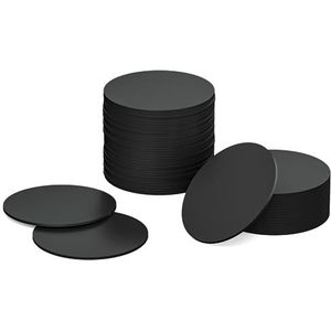 Amiibo, 100 stuks, NFC, ronde kaarten, 215,540 byte geheugens, compatibel met alle NFC-compatibele smartphones, Amiibo Animal Crossing, NFC tag, zwart