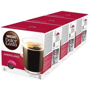 Nescafé Dolce Gusto Caffè Americano, koffiecapsule, 3 x 16 capsules