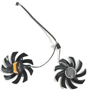 BDAKQJV grafische kaart 2 stuks 85mm 4pin Gpu Fan Compatibel met Kleurrijke Igame Geforce Gtx 1650 Super Ultra 4G grafische kaart