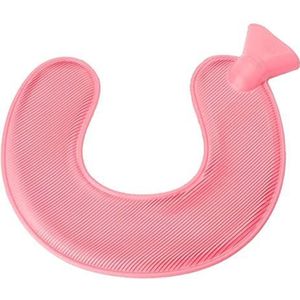 Mini warmwaterkruik, warmwaterkruik Soild Kleur warmwaterkruik U-vormig natuurlijk rubber verwarming warmwaterzak fles voor nekschouder pijnverlichting winterwarmer (maat: patroon 3) (maat: Patt