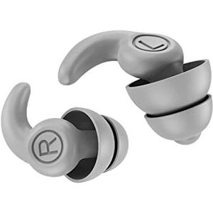 4 Pcs Oordopjes om te slapen | Siliconen stille oordopjes | Siliconen oordopjes Geluidsblokkerend Herbruikbaar voor slapen, snurken, werk, studeren, reizen Abbto