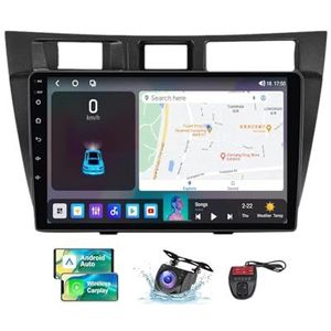9 Inch Touchscreen Dubbel DIN Autoradio Compatibel met Toyota Mark 9 GX110 2000-2007 met Stuurbediening FM RDS DAB+ Autoradio WiFi 4G Draadloze Carplay Android Auto Bluetooth DSP(NF-7)