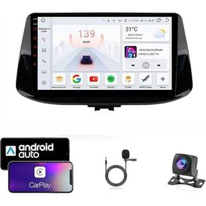 Android 13 Dubbel Din Auto Stereo Touchscreen Auto Stereo Voor Hyundai i30 2017-2018 Met Bluetooth GPS Navigatie WiFi FM Radio USB/SWC/Plug en Play Ondersteuning Carplay&Android Auto(4 Core Wifi 1G+32