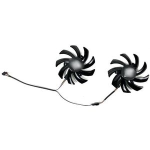 grafische kaart 2 stks 85mm FDC10H12S9-C DIY RX 5500 XT 4PIN GPU Koelventilator Compatibel met RX 5700 XT 5600XT RX590 580 GME Red Dragon Cooler Fans