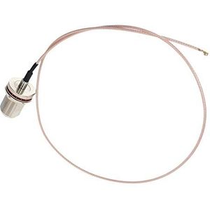 Othmro 50 cm/20 2 stks U.fl/IPEX PCI naar N Vrouwelijke Coaxiale Kabel voor Draadloze Routers PCIe Netwerk Extension WiFi WAN Repeater Laag Verlies