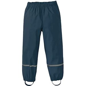 Chedin Uniseks regenbroek voor kinderen, waterdicht, winddicht en ademend, ongevoerd, voor meisjes en jongens (98, roze), Marineblauw, 98 cm