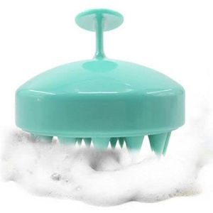 Hepplly Shampoo haarborstel voor peeling en hoofdmassage (groen) (1 groen)