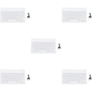 Tityvirnix 5 set Compact Oplaadbare Koreaanse Vervangt voor iOS TV Smartphone Hoog Wit