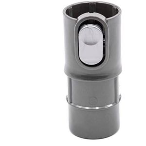 vhbw Stofzuiger adapter merkapparaat aansluiting op 32 mm accessoires aansluiting compatibel met Dyson DC07 Full Kit, DC07 Hepa, DC07 I - grijs, kunststof