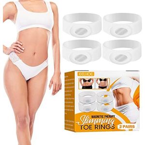 Slankheidsring voor het lichaam, zachte siliconen voetmassage-teenringen voor de lichaamsvorm - afslankheids-siliconen voetmassageapparaat, gezondheidsringen verbeteren de lichaamsvorm voor de