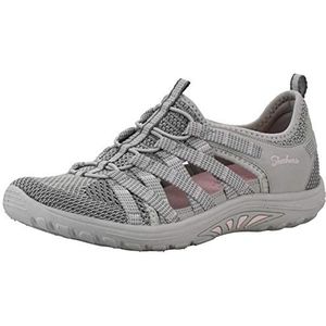 Skechers Reggae Fest-Neap sandalen met gesloten neus voor dames, Grijs Roze, 39 EU