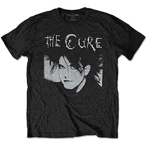 The Cure Heren Robert Illustration T-Shirt Zwart